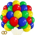 thumbnail image 1 of Globos ASIYUHY 12" Mate Rojo Azul Verde Amarillo 100PCS, 1 of 8