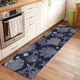thumbnail image 2 of Runner Rug 2 x 6 Ft, Navy Blue Coastal Washable Non-Slip Floor Mat for Kitchen Hallway/Entryway, Starfish Coral Summer Beach Ocean Long Kitchen Runner Area Rugs for Living Room, Low-Profile, 2 of 8