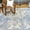 Grey/Blue, variant on Nicole Miller New York Patio Country Calla Contemporary Herringbone Indoor/Outdoor Area Rug, Black/Grey, 7'9"x10'2"