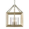 thumbnail image 2 of Smyth Mini Chandelier (White Gold & Clear Glass), 2 of 4