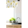 thumbnail image 3 of Ambesonne Mustard Window Valance, Floral Branch and Polka Dot, 54" X 12", Multicolor, 3 of 3