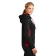 thumbnail image 2 of Sport-Tek Women's Fleece Colorblock Hooded Pullover, 2 of 3