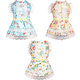 thumbnail image 1 of Vestido de perro de 3 piezas para perros pequeños, lindo encaje Floral, ropa para cachorros, vestido de princesa para gatos, ropa para mascotas para cachorros, perros y gatos, 1 of 7
