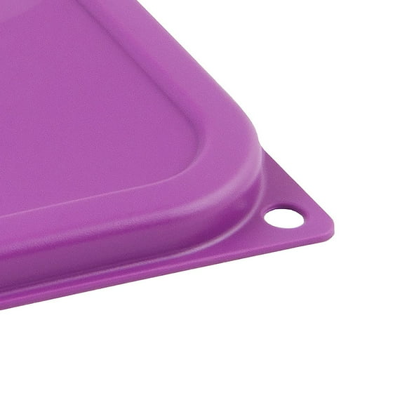 Cambro SFC2SCPP441 Cover for 2 & 4 qt Containers - Allergen-Free, Purple- Case of 6