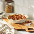 thumbnail image 2 of The Pioneer Woman Colette 11-Inch Stoneware Ruffled-Edge Baking Pie Pan & Tart Dish, Linen, 2 of 8