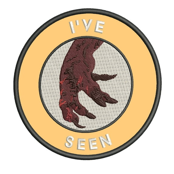 Bigfoot Patrol! I've Seen 3.5" Iron On Or Sew On Embroidered Fabric Badge Patch Unexplained Mysteries Iconic Series