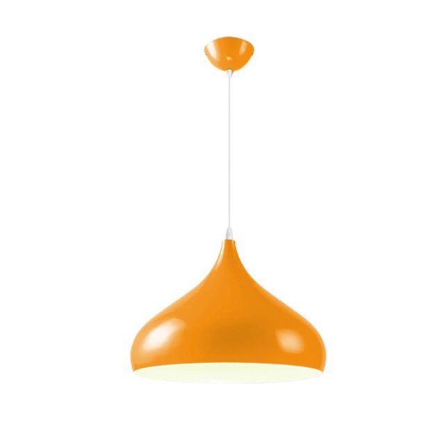 Minimalism Colorful Pendant Light Fixture, Creative Metal Pendant Lamp, Modern Farmhouse Pendant Lighting, Aluminum Pendant Light for Over Kitchen Island Dining Room Table Entrance