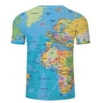 thumbnail image 4 of Patlollav Men Short Sleeve Print Color Fashion Casual T-Shirt Tops Blouse, 4 of 4