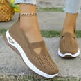 thumbnail image 6 of YOUYEDIAN Orthopedic Shoes for Women Spring Casual Slip on Non Slip Arch Support Sneakers Dress Comfy Mesh Closed Toe Shoes (Brown), 6 of 6