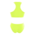 thumbnail image 6 of Afdoent Women's Tankini Swimsuits Solid Color Sports Bikini Set Two Piece Swimwear Tankini For Water Activities Summer Beach Swimming Beachwear, 6 of 6
