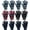 12 Pairs UNISEX STRIPE, variant on 12 Pairs of Winter Gloves Mens and Womens - Thermal Knit Stretchy Fuzzy Bulk Glove Colors (UNISEX STRIPE)