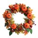 thumbnail image 3 of Guirnalda de calabaza de otoño de 12 pulgadas para colgar en la pared, accesorio de foto, guirnalda Floral, decoración verde para Halloween, granja, BLESIY Corona de otoño, 3 of 7