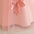 thumbnail image 6 of Little Big Girls Flower Dress Sleeveless Bowknot Wedding Pageant Dance Gown for 4-14Y, 6 of 7