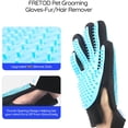 thumbnail image 2 of Cepillo de guante con removedor de pelo para muebles pequeños, medianos y grandes para perros y gatos, reduce eficazmente la caída del cabello, mano derecha, azul claro Dksfjkl, 2 of 5