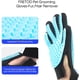 thumbnail image 2 of Cepillo de guante con removedor de pelo para muebles pequeños, medianos y grandes para perros y gatos, reduce eficazmente la caída del cabello, mano derecha, azul claro Dksfjkl, 2 of 5