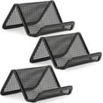 thumbnail image 1 of EcoNesxp Metal Mesh Business Card Holder Holder Holds 3 Pack Black Desktop Business Card Display Holder Pack Black Desktop Business Card Display Holder Business Card Holder, 1 of 5