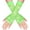 Fluorescent Green, variant on Long Rhinestone Fingerless Fishnet Gloves Steampunk Punk Fish Net Arm Sleeve 80s Costume Halloween for Women Girls