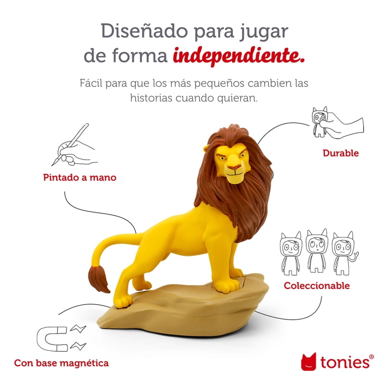 tonies Disney The Lion King Audio Toy Figurine, Spanish, Age Group