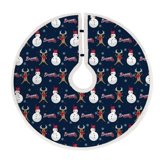 Atlanta Braves Reindeer Tree Skirt