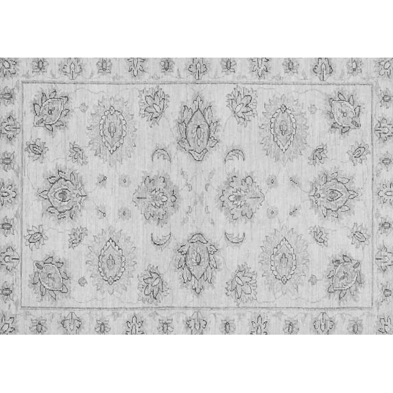 Ahgly Company Indoor Rectangle Oriental Gray Traditional Area Rugs, 3' x 5'