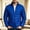 Blue, variant on Men’s Lightweight Quilted Puffer Jacket, Stand Collar Full Zip Packable Outer Coat, Thin Warm Long Sleeve Layer Outerwear for Travel & Daily Excursions Light Blue S
