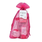 Let's Get Naked Salt, Soap & Mini Gift Set by Enfusia - 2.2 oz soap, 4oz bath bomb, 2.5oz soak in gift bag- Perfect for all bath lovers