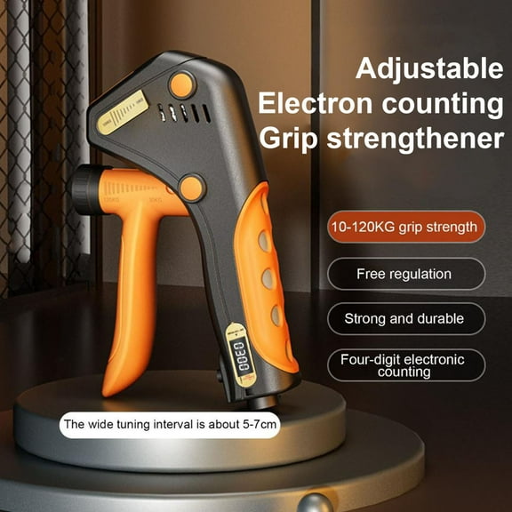 tasrioml Grip Strength Trainer with Counter 10-120KG Adjustable Men Women Forearm Exerciser Hand Grip Power Strengthener Developer Fitness Equipment