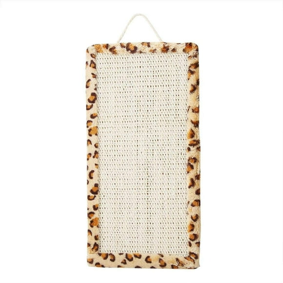 Grattoir Chat, Panneau à gratter pour Chat grattoir Chat Carton sisal Naturel griffoir pour Chat Chaton Protection Meubles(Imprimé léopard)