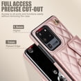 thumbnail image 5 of Case for Samsung Galaxy S20 Ultra, Crossbody Wristlet Case Wallet with RFID Blocking Card Slots KickStand Flip Folio PU Leather Magnetic Protective Cover Women for Samsung Galaxy S20 Ultra, Rosegold, 5 of 9