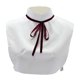 thumbnail image 4 of Pajarita de cinta Cuello alto Cuello decorativo elegante para ropa deportiva Suéter Trabajo, 4 of 9