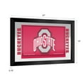 thumbnail image 2 of Ohio State University Logo Ready-To-Hang Black Framed Wall Mirror, 2 of 4
