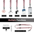 thumbnail image 4 of MoKo Adjustable Phone Lanyard, Universal Detachable Strap for iPhone Samsung Most Smartphones, Rose Gold, 4 of 7
