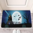 thumbnail image 2 of Halloween Spider Bat Door Mat,Durable Absorbent Indoor Outdoor 17x30 Inch Horror Pumpkin Ghost Door Mats for Kitchen Nursery Floor Entryway Rug, 2 of 6