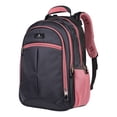 thumbnail image 2 of Volkano Orthopedic Backpack With 15.6" Laptop Compartment, Gray/Pink, 2 of 4