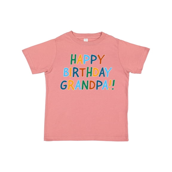 Inktastic Happy Birthday Grandpa Boys or Girls Toddler T-Shirt
