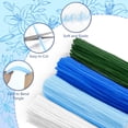 thumbnail image 4 of Kit de limpiapipas para manualidades Suzurana, 400 unidades con accesorios, color azul, 4 of 8
