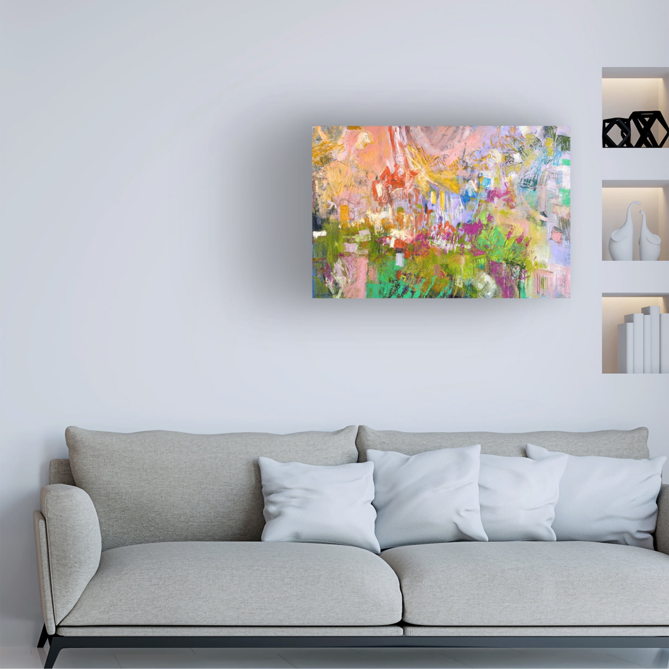 Canvas Wall Art - Dorothy Fagan 'Birthingdreams' Wall Art for Living Room, Bedroom, or Office D?cor by Trademark Fine Art - 19 x 12 Inches