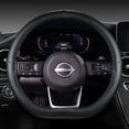 thumbnail image 2 of Protector en forma de D para volante de coche, para Nissan x-trail Qashqai March Serena Micra Kicks 2017-2023 Altima Teana 2019 Sentra 2022, 2 of 5
