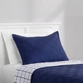 thumbnail image 2 of Mainstays Plaid Pillow Sham, Standard, Blue & White, 1 Pack, 2 of 7