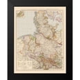 thumbnail image 2 of Velhagen 20x24 Black Modern Framed Museum Art Print Titled - Northern Germany - Velhagen 1881, 2 of 5