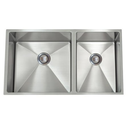 - Lenova 30'' L x 10'' W PermaClean Undermount Double Bowl Kitchen Sink