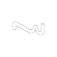 thumbnail image 4 of New Genuine Nissan Hose Radiator,Upper 21501ZS00A / 21501-ZS00A OEM, 4 of 10
