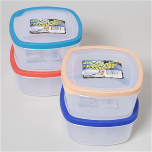 Regent Products Corp Storage Bin 3 Pack Plastic Blue Medium 