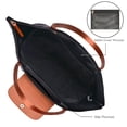 thumbnail image 5 of GM LIKKIE - Bolso de hombro para mujer, bolso de nailon con asa superior, bolso plegable de fin de semana, Negro2, L, 5 of 5
