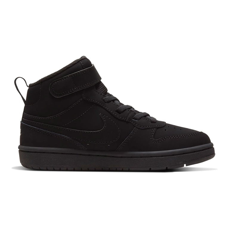 Nike Court Borough Black Suede Sneakers Size 8.5 Nike Big Kids Court Borough Low Recraft Casual Sneakers from  main image 3