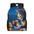thumbnail image 2 of Tom And Jerry Anime Backpack Travel Bag 3d Printing Casual Daypack Multifunctional Backpack, 2 of 8