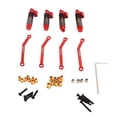 thumbnail image 2 of RC , CNC Machined Stable Driving RC Threaded Tele Shocks Prevent Corrosion Rust Resistant Lightweight High Accuracy  For 1/18 RC Crawler Car Red, 2 of 8