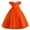 Orange, variant on Odeerbi Girls Dresses Flower Girl Dress Kids Sleeveless Princess Dress Bow Tie Lace Flowers Mesh Dress Tufted Dress