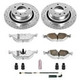thumbnail image 3 of PowerStop Rear Z26 Street Warrior Carbon-Fiber Ceramic Brake Pad and Drilled and Slotted Rotor Kit Fits: BMW Select Models K962-26, 3 of 9