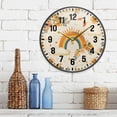 thumbnail image 3 of Yayeee Wall Clock Battery Operated 9.5" Silent Quartz Non-Ticking for Living Room Decor, Retro Rainbow, 3 of 8